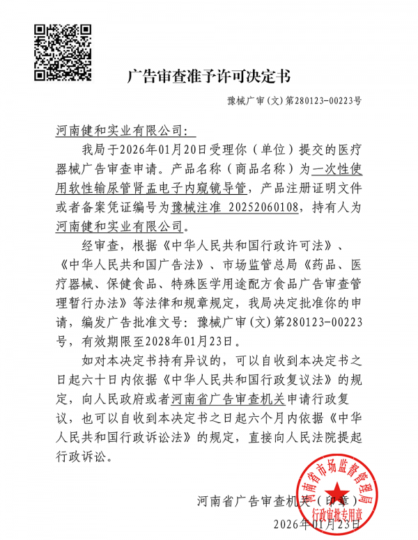 一次性使用软性输尿管肾盂电子内窥镜导管